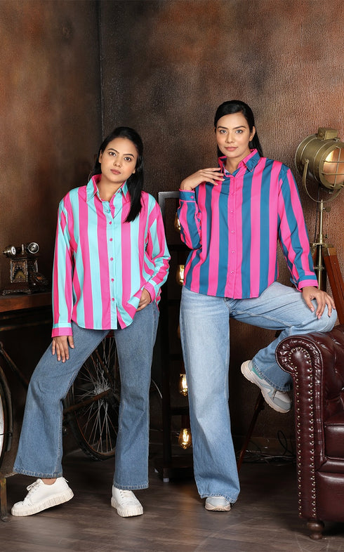 STRIPE OVERSIZED SHIRT