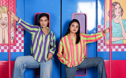 STRIPE OVERSIZED SHIRT