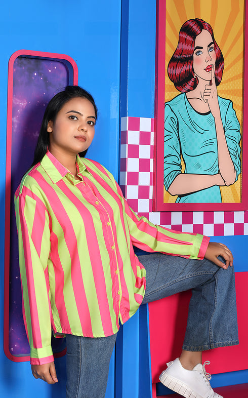 STRIPE OVERSIZED SHIRT