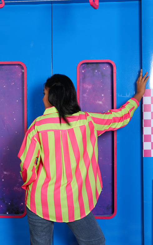 STRIPE OVERSIZED SHIRT