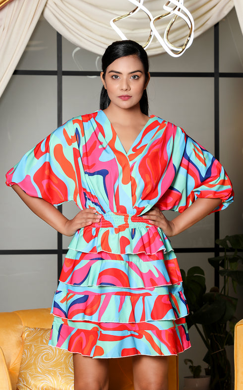 MARTINI LAYER SHORT DRESS