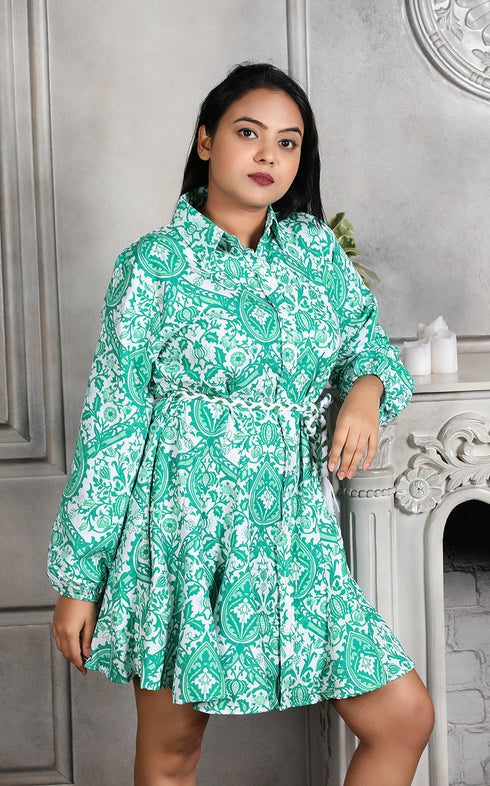 PRINT-CESS SKATER DRESS LUSH