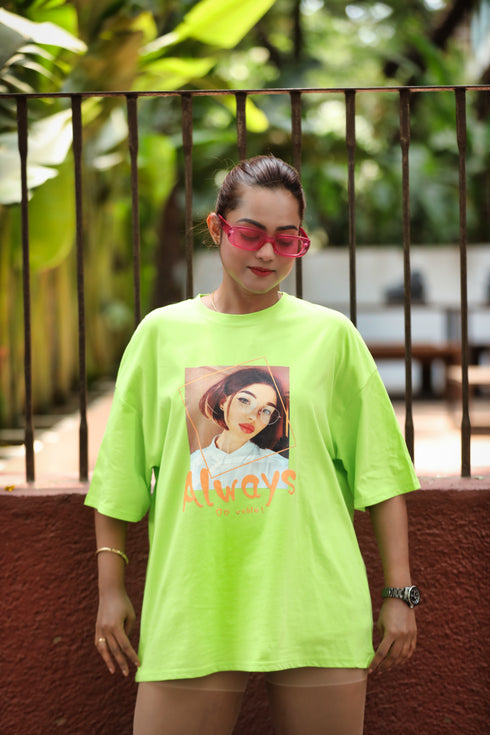 neon oversize tshirt