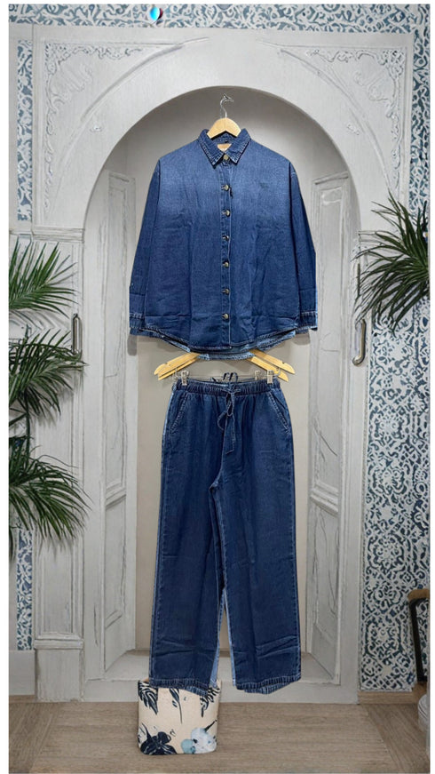FARAH KHAN DENIM CO-ORD SET