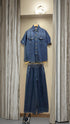 POCKET DENIM CO-ORD SET