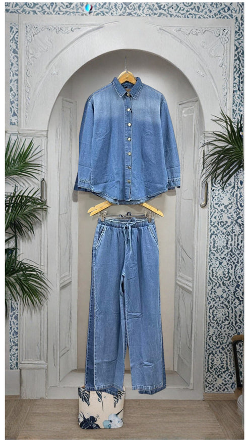 FARAH KHAN DENIM CO-ORD SET