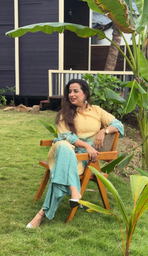 OMBRE SILK CO-ORD SET