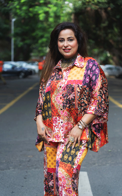 GAURI KAFTAN CORDSET