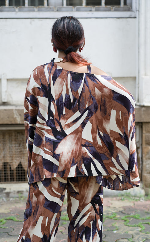 ABSTRACT PRINT CO-ORD SET