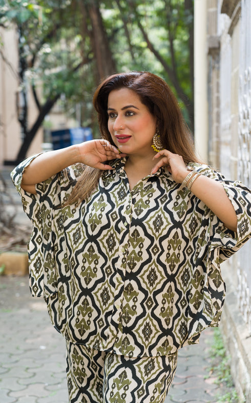 AJRAK KAFTAN CORDSET
