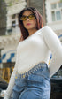 DAZZLE TASSEL CROP TOP