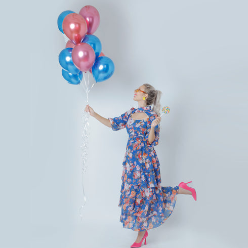 gloria Ruffle Maxi Dress