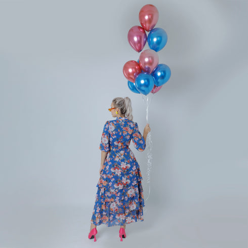 gloria Ruffle Maxi Dress