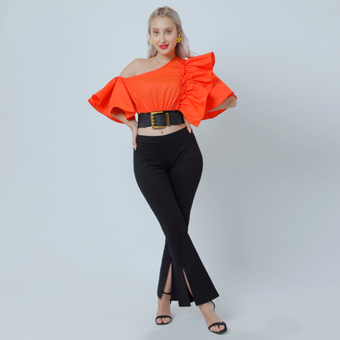 AMERICANO RUFFLE TOP