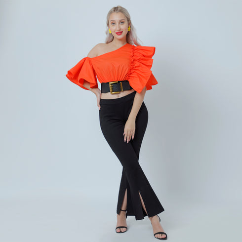 AMERICANO RUFFLE TOP