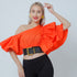 AMERICANO RUFFLE TOP