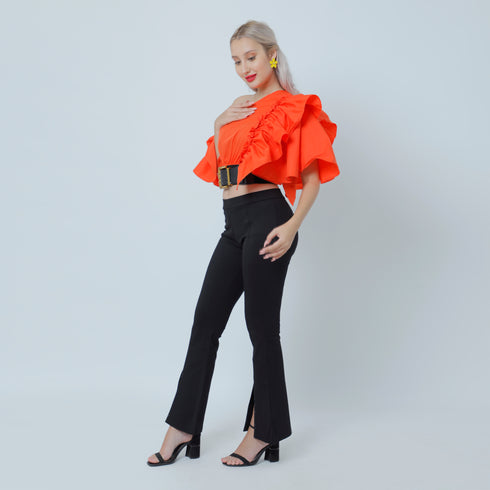 AMERICANO RUFFLE TOP