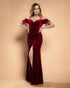 SCARLET TASSEL GOWN